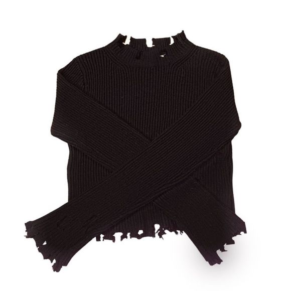 LF wool distressed sweater- Size XS - Picture 2 of 4